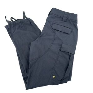 First Tactical Mens V2 Tactical Pants Black Cargo Ripstop Work Trousers 34x32